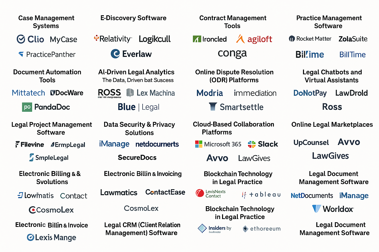 20 Must-Know Types of LegalTech for Every Legal Professional